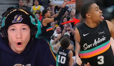 Keldon COOKED us... Reacting to Lakers vs Spurs!