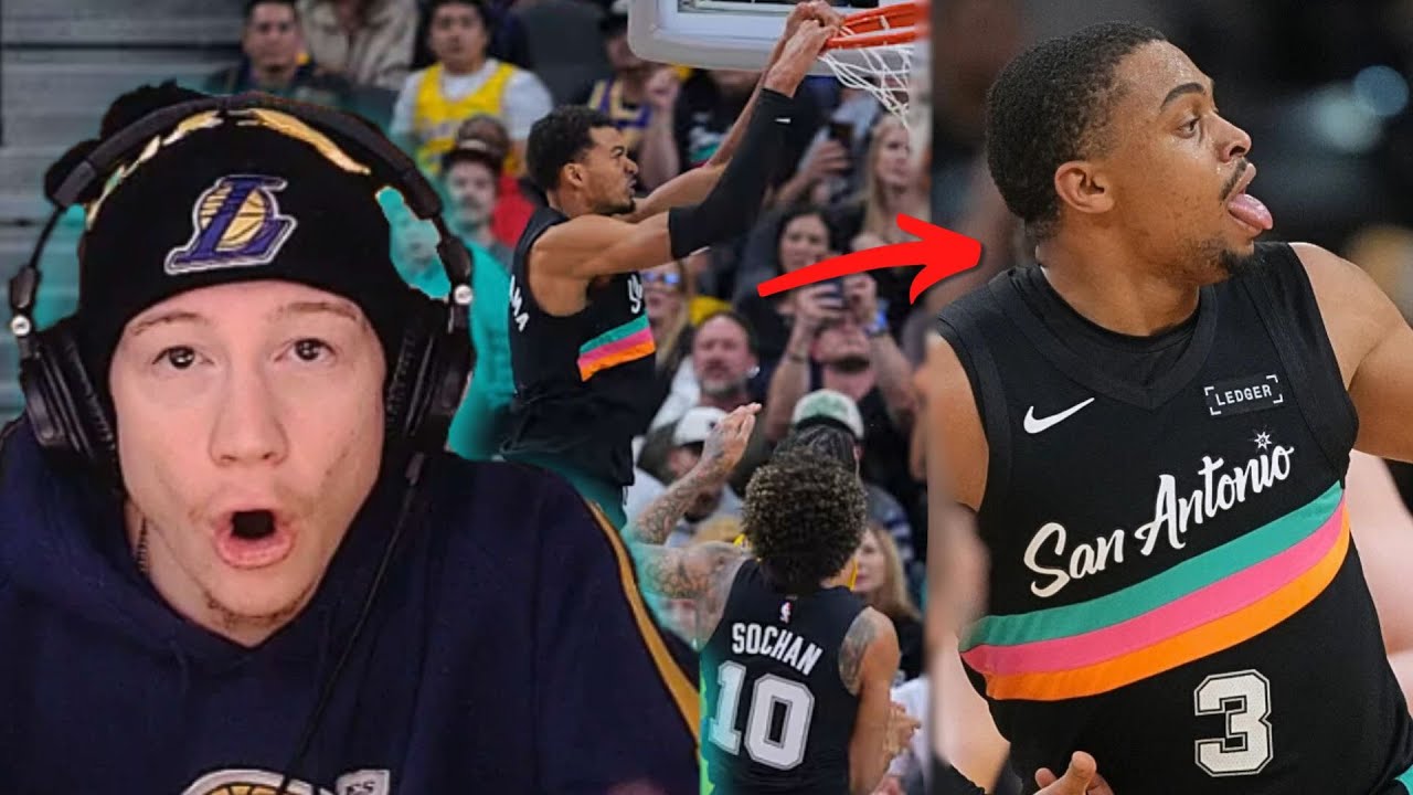 Keldon COOKED us... Reacting to Lakers vs Spurs!