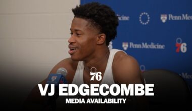Philadelphia 76ers Postgame Media Availability 🎙️ | VJ Edgecombe | 01.07.26
