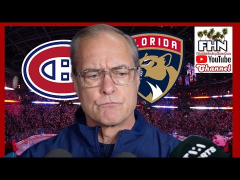 Paul Maurice, Panthers Morning Skate: Florida without Brad Marchand at Montreal Canadiens