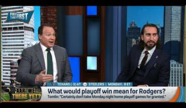 FIRST THINGS FIRST | Nick Wright BELIEVES Pittsburgh Steelers Will WIN With Aaron Rodgers | NFL