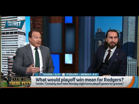 FIRST THINGS FIRST | Nick Wright BELIEVES Pittsburgh Steelers Will WIN With Aaron Rodgers | NFL