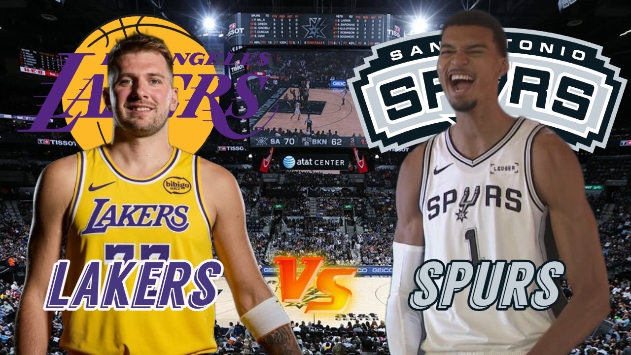 Los Angeles Lakers vs San Antonio Spurs Live Play by Play & Scoreboard