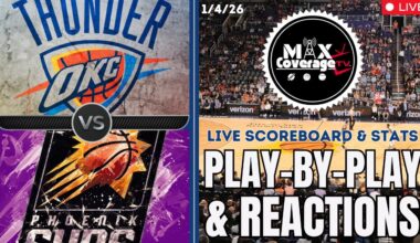 🔴LIVE - Oklahoma City Thunder vs Phoenix Suns - Play-By-Play & Reactions (1/4/26)