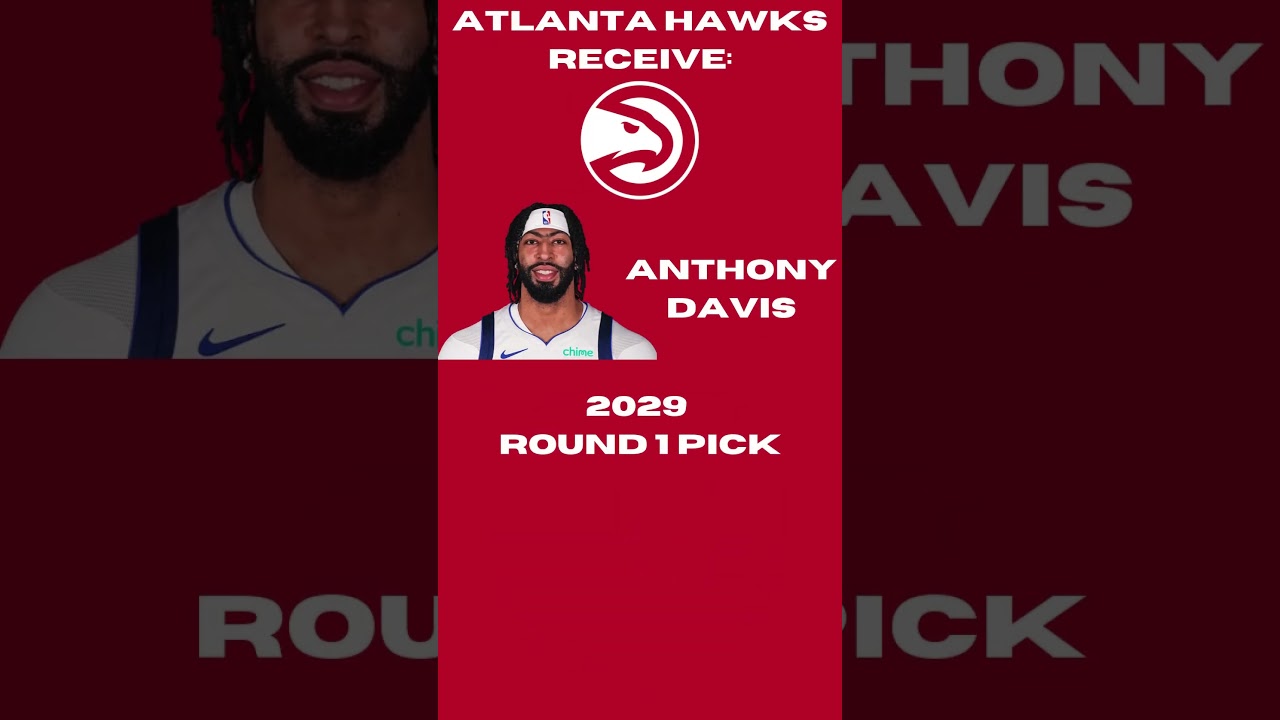 TRADING Anthony Davis To The Atlanta Hawks! #nba #basketball #viral