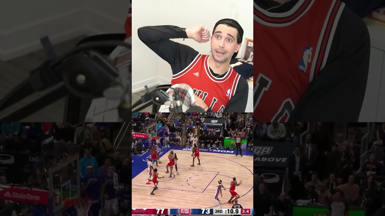 Bulls Fan Reacts to Pistons Game!