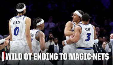 UNBELIEVABLE FINISH 😱 Paolo Banchero HALTS Nets' improbable comeback on clutch 3 in OT | NBA on ESPN