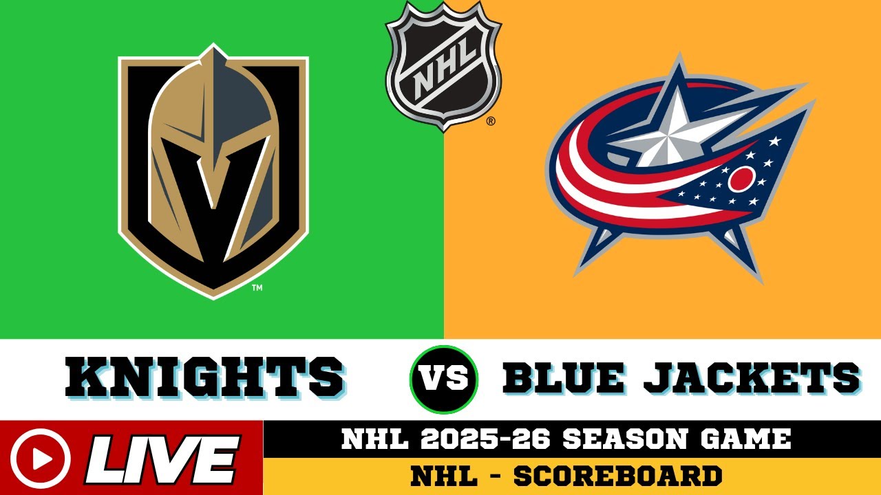 🔴LIVE : Columbus Blue Jackets Vs Vegas Golden Knights | NHL 2026 | NHL Live SCOREBOARD