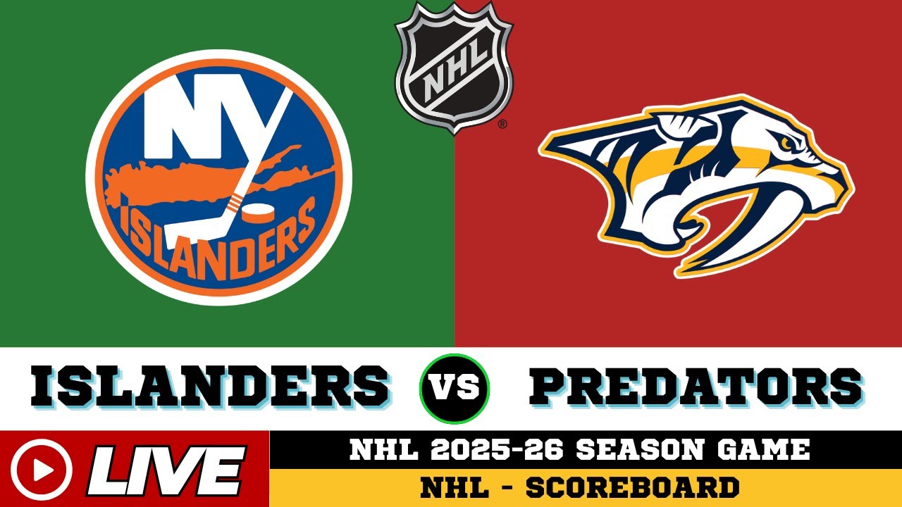 🔴LIVE : New York Islanders Vs Nashville Predators | NHL 2026 | NHL Live SCOREBOARD