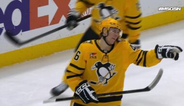 Blake Lizotte scores a goal against the New Jersey Devils