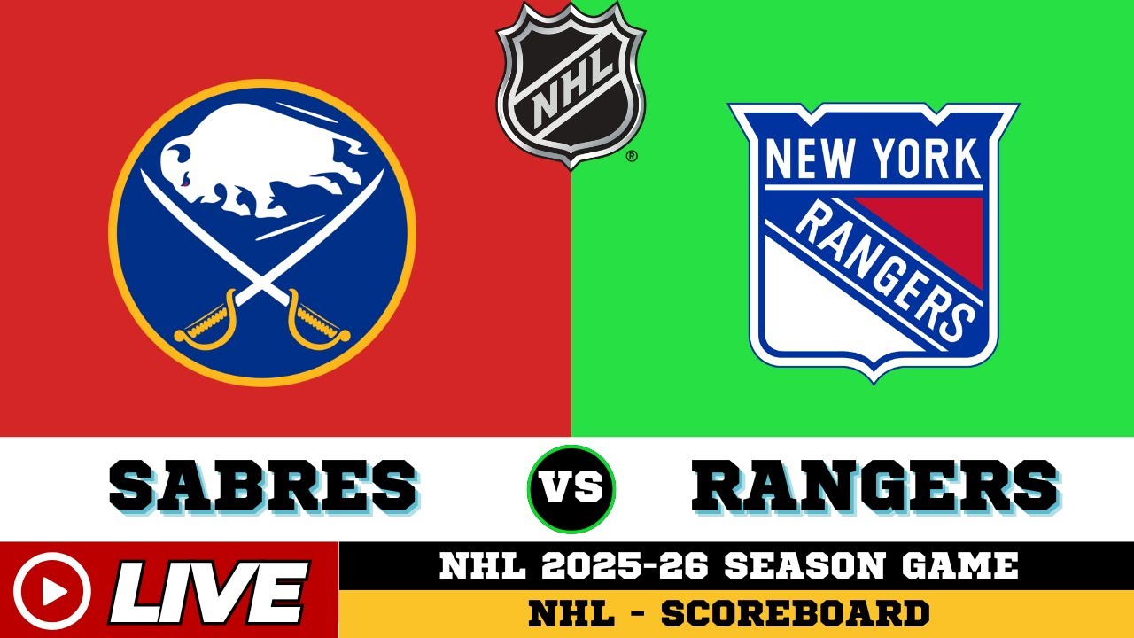 🔴LIVE : Buffalo Sabres Vs New York Rangers | NHL 2026 | NHL Live SCOREBOARD
