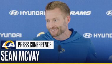 Sean McVay On Injury Updates Ahead Of Wild Card Matchup, Quentin Lake's Impact & Sense Of Urgency