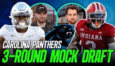 Carolina Panthers 3 Round Mock Draft | PFF