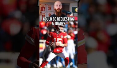 Mahomes could request a trade if the Chiefs keep this up…