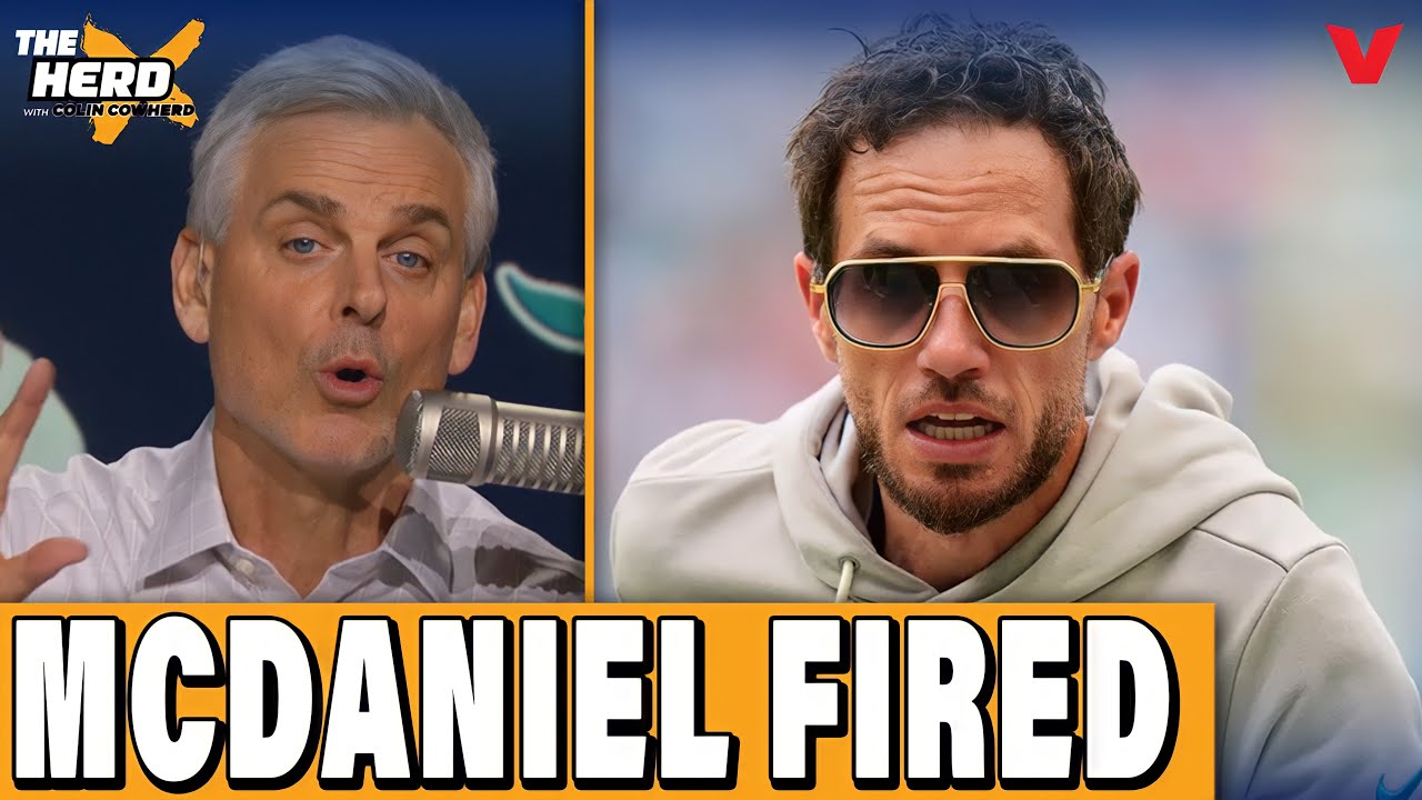 Colin Cowherd REACTS to Dolphins FIRING Mike McDaniel: John Harbaugh to Miami? | THE HERD NFL