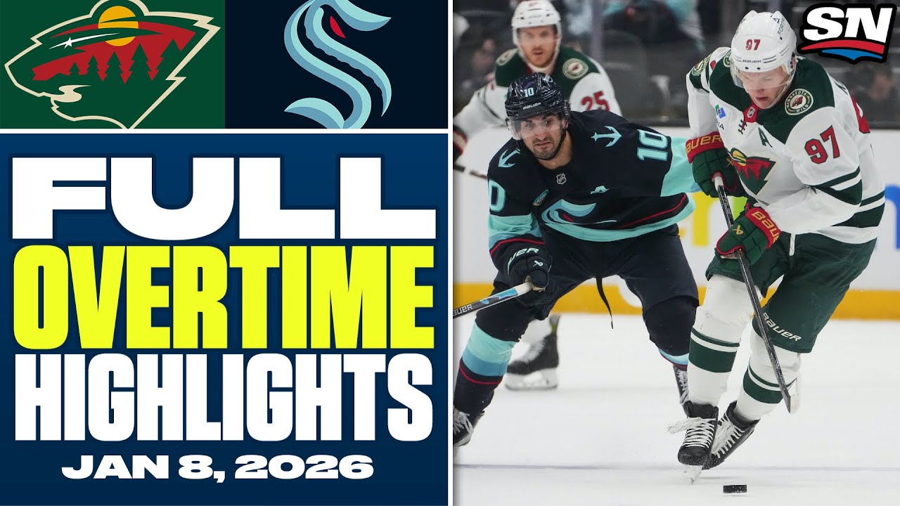 Minnesota Wild at Seattle Kraken | FULL Overtime Highlights - January 8, 2026