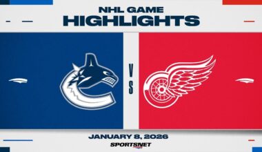 NHL Highlights | Canucks vs. Red Wings - January 8, 2026