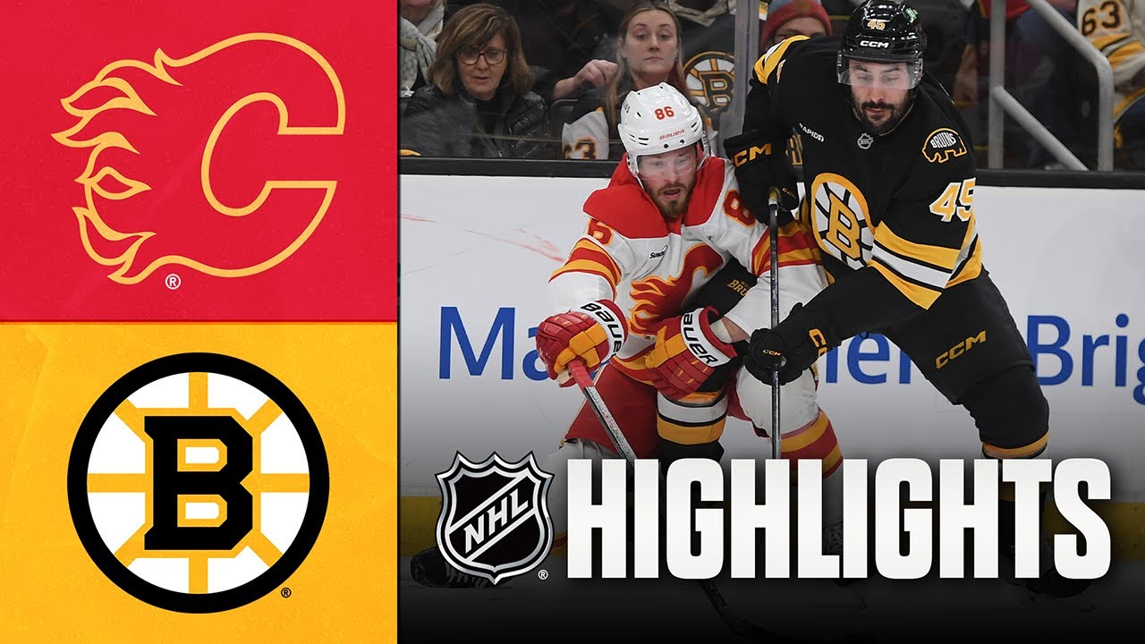 Flames vs. Bruins | NHL Highlights | January 08, 2026
