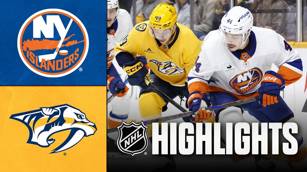 Islanders vs. Predators | NHL Highlights | January 08, 2026