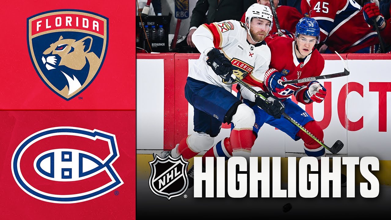 Panthers vs. Canadiens | NHL Highlights | January 08, 2026