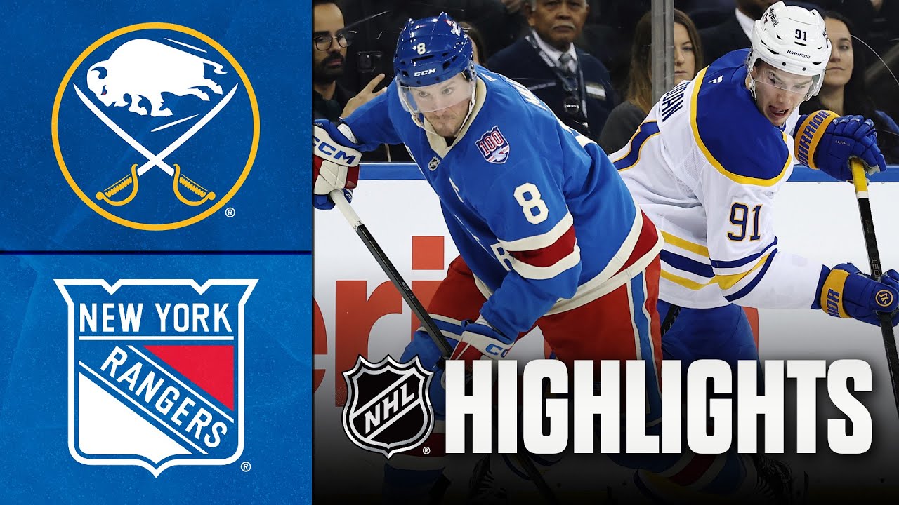 Sabres vs. Rangers | NHL Highlights | January 08, 2026