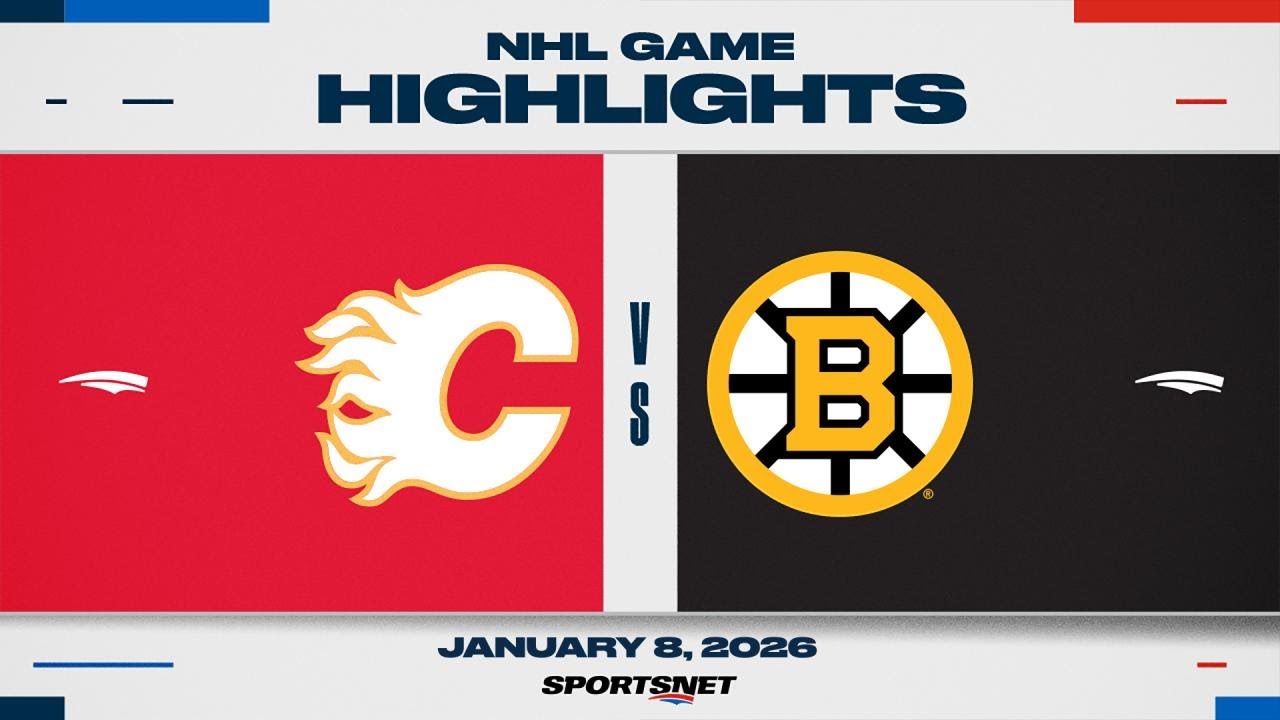 NHL Highlights | Flames vs. Bruins - January 8, 2026
