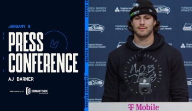 AJ Barner: "We're Going To Start Playing Our Best Football" | Seattle Seahawks