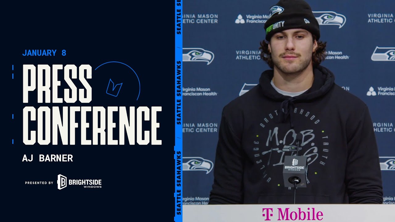 AJ Barner: "We're Going To Start Playing Our Best Football" | Seattle Seahawks