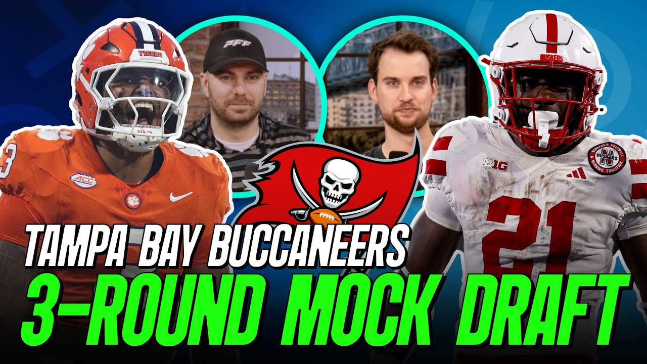 Tampa Bay Buccaneers 3 Round Mock Draft | PFF