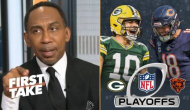 FIRST TAKE | "Caleb will be a nightmare for GB's defense" - Stephen A. predicts Packers vs Bears