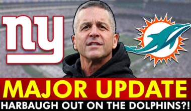 🚨Giants News: Dolphins "NOT A THREAT" To Steal John Harbaugh From New York Giants