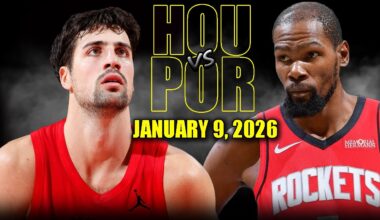 Houston Rockets vs Portland Trail Blazers Full Game Highlights – January 9, 2026 | NBA Season