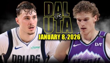 Dallas Mavericks vs Utah Jazz Full Game Highlights – January 8, 2026 | NBA Season