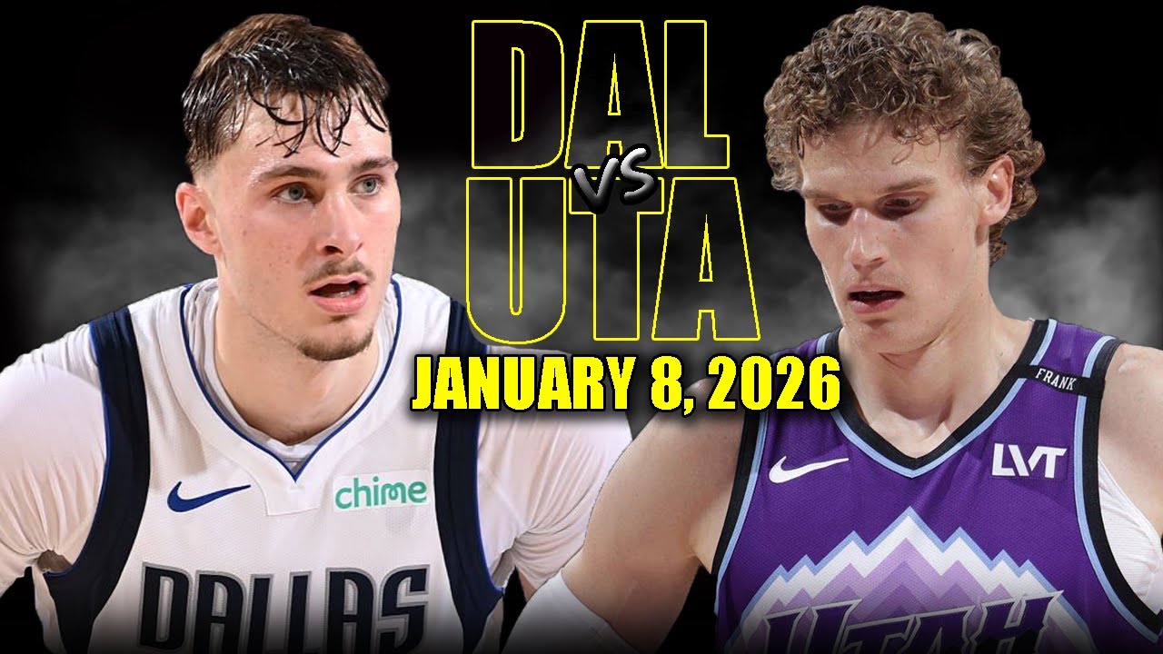Dallas Mavericks vs Utah Jazz Full Game Highlights – January 8, 2026 | NBA Season