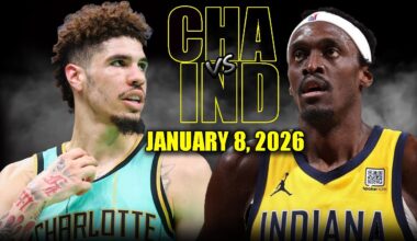 Charlotte Hornets vs Indiana Pacers Full Game Highlights – January 8, 2026 | NBA Season