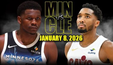 Minnesota Timberwolves vs Cleveland Cavaliers Full Game Highlights – January 8, 2026 | NBA Season