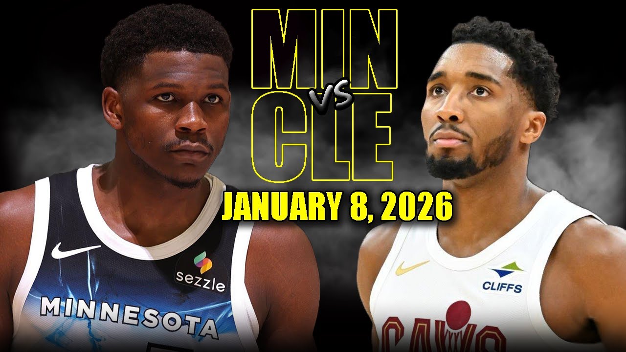Minnesota Timberwolves vs Cleveland Cavaliers Full Game Highlights – January 8, 2026 | NBA Season