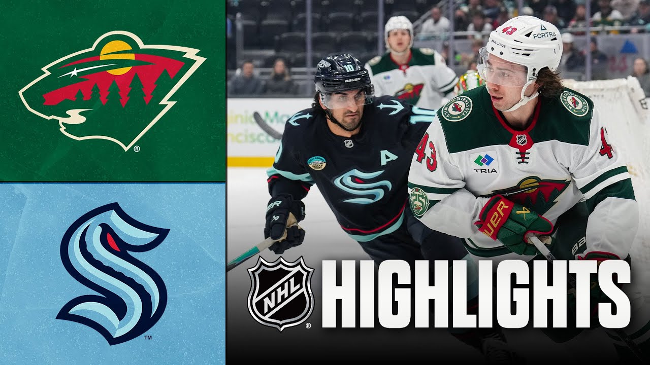 Wild vs. Kraken | NHL Highlights | January 08, 2026