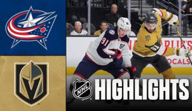 Blue Jackets vs. Golden Knights | NHL Highlights | January 08, 2026