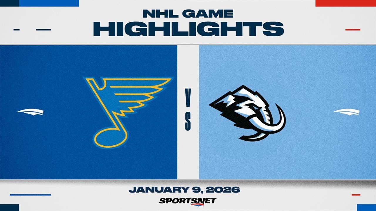 NHL Highlights | Blues vs. Mammoth - January 9, 2025