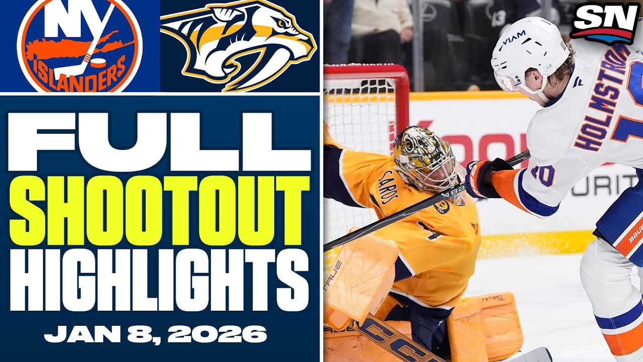 New York Islanders at Nashville Predators | FULL Shootout Highlights - January 8, 2026