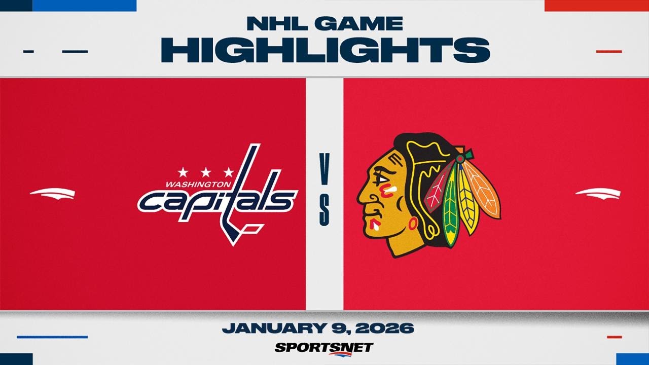 NHL Highlights | Capitals vs. Blackhawks - January 9, 2025