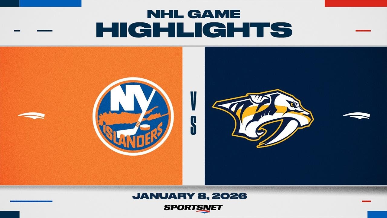 NHL Highlights | Islanders vs. Predators - January 8, 2026