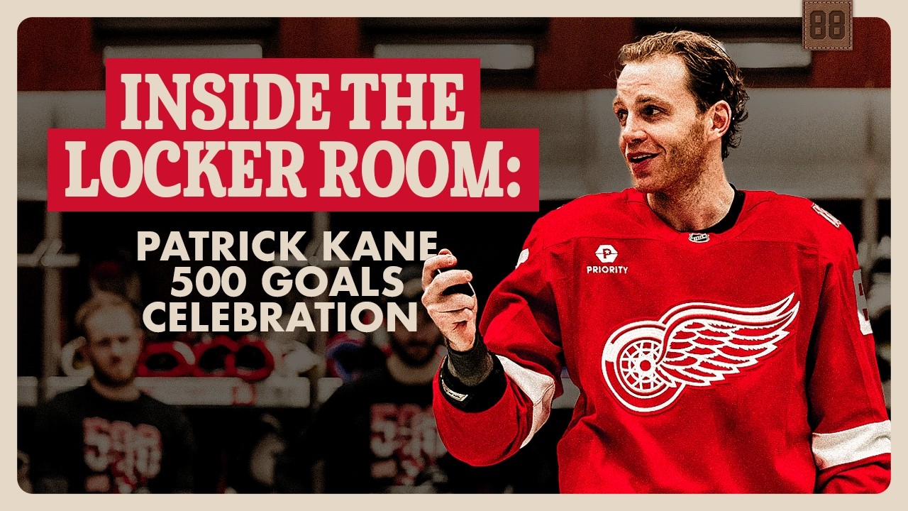 Inside the Locker Room | Patrick Kane 500 Goal Celebration