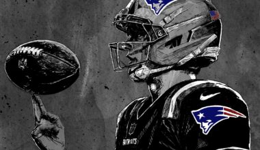 I made an illustration of Drake Maye – Italian Patriots fan here 🇮🇹