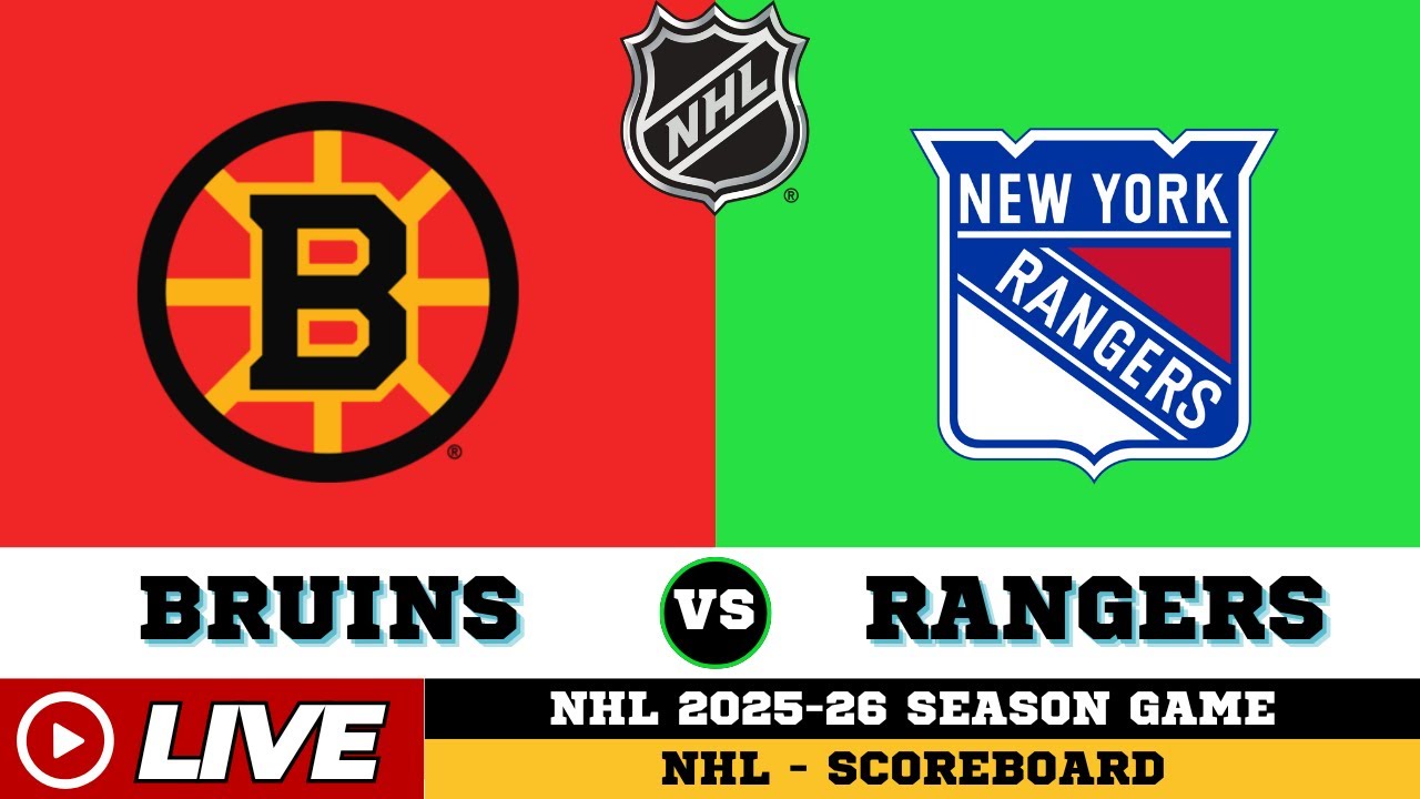 🔴LIVE : New York Rangers Vs Boston Bruins | NHL 2026 | NHL Live SCOREBOARD