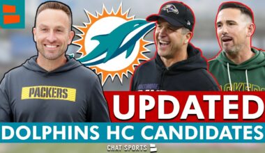 UPDATED Miami Dolphins Head Coach Candidates Following Dolphins GM Hire Of Jon-Eric Sullivan
