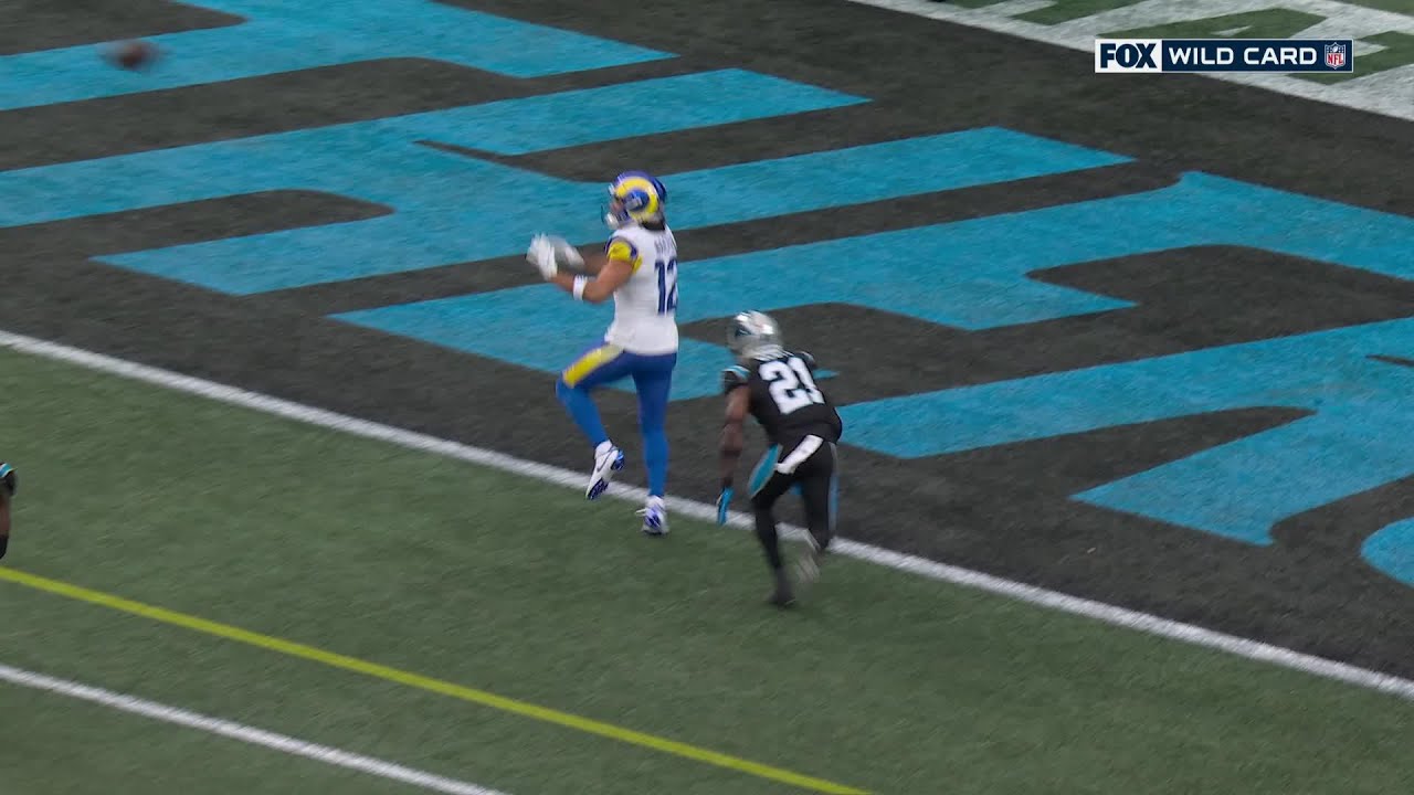 Matthew Stafford hit Puka Nacua for the first touchdown of the playoffs