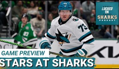 San Jose Sharks vs Dallas Stars—Will Macklin Celebrini and Tyler Toffoli IGNITE Offense?