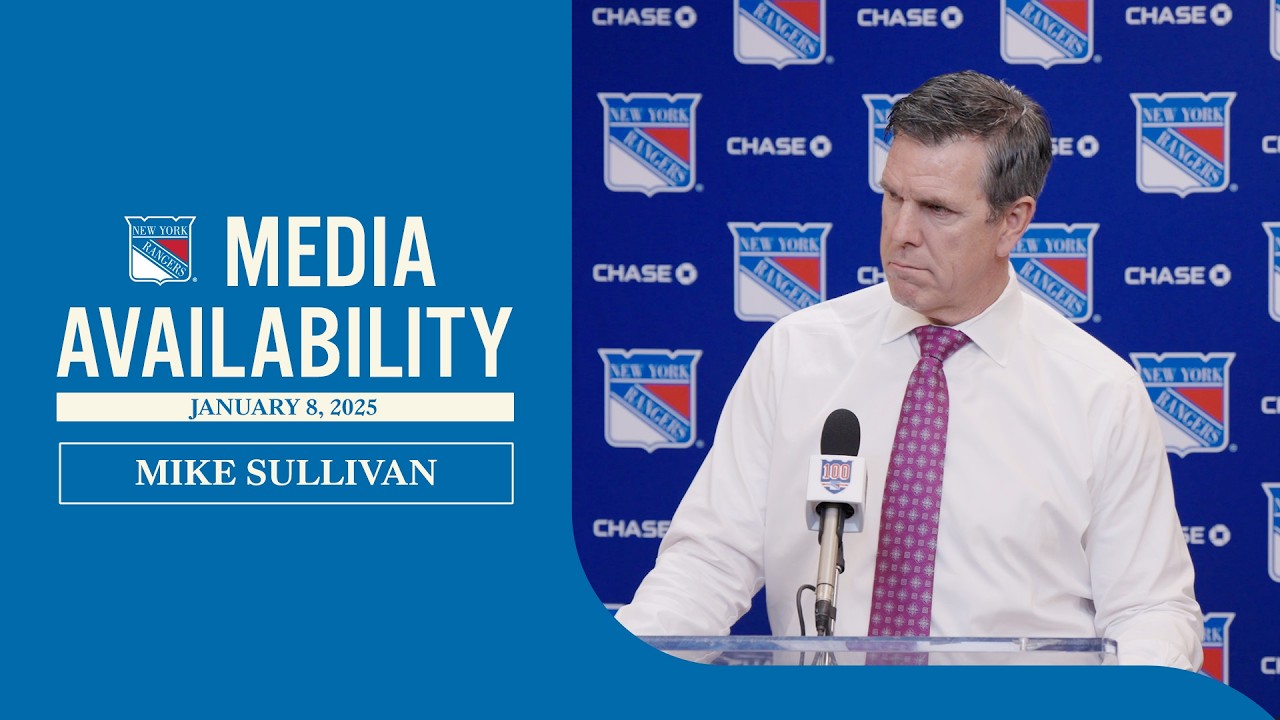 NYR vs BUF: Mike Sullivan Postgame Media Availability | Jan. 8, 2026